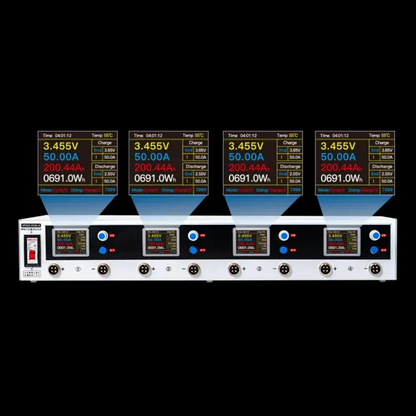 5v 50Amp 4 Channel Aging Load Capacity Tester for all Types Cells and Battery.