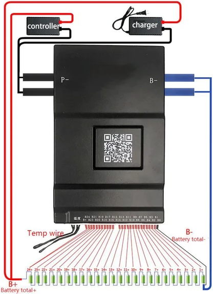 JK 8-24s 120A @0.6A Active BMS